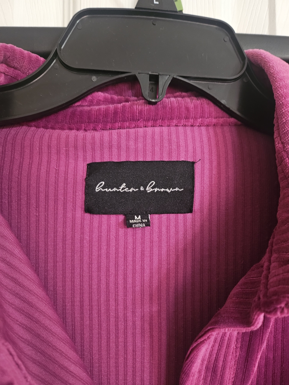 Hunter & Brown Women's Soft Fuchsia Ribbed Pantsuit